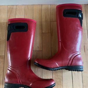 BOGS Neo-Tec Rain Boots Red Women Sz 7